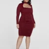 Fashion To Figure Yara Cutout Ruched Dress