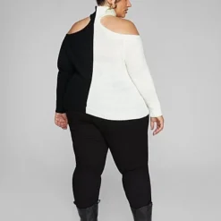 Fashion To Figure Cleo Colorblock Cutout Sweater -Pleasures SHOP x ee93fbe6 c75f 472a 928f 7c37912a0fe8