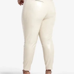 Fashion To Figure Teena Faux Leather Cut Out Waist Pants