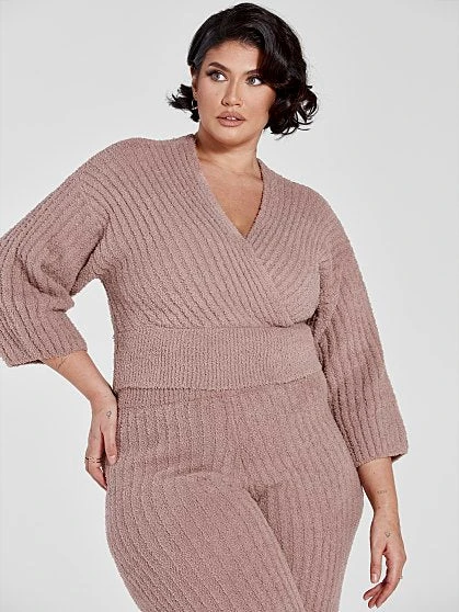 Fashion To Figure The Cuddle Ribbed Knit Top 4 Fashion To Figure The Cuddle Ribbed Knit Top - Image 4