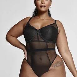 Fashion To Figure Carolina Mesh Panel Bodysuit -Pleasures SHOP x f0478d0d b7c8 4b65 a42c e81b02d3e963