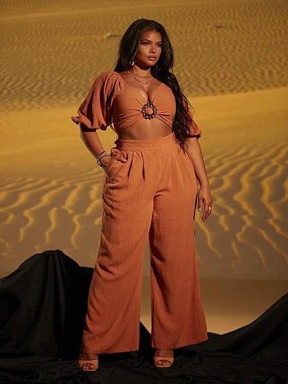 Fashion To Figure Hannah Wide Leg Pants 5 Fashion To Figure Hannah Wide Leg Pants - Image 5