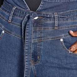 Fashion To Figure Ultra High Rise Tie Front Skinny Jeans - Tall Inseam -Pleasures SHOP x f16ecb09 4663 437f b85e c52b5a391aba