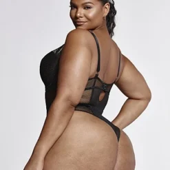 Fashion To Figure Carolina Mesh Panel Bodysuit -Pleasures SHOP x f19f31b5 453a 4ae8 be08 10dc7500dc70
