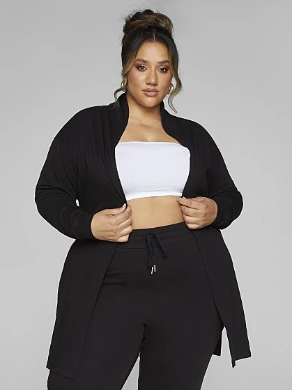 Fashion To Figure FTF Essentials - The French Terry Jacket 6 Fashion To Figure FTF Essentials - The French Terry Jacket - Image 6