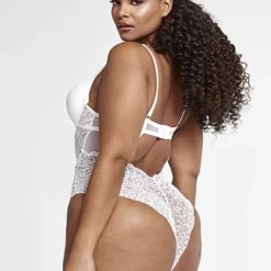 Fashion To Figure Carla Lace And Mesh Bodysuit -Pleasures SHOP x f26d2e42 4de5 4378 8d51 5778acc29b46