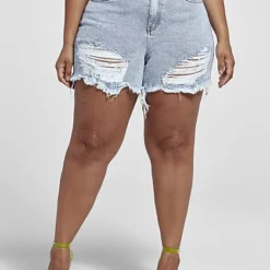 Fashion To Figure High Rise Cutoff Denim Shorts 7 Fashion To Figure High Rise Cutoff Denim Shorts -Pleasures SHOP x f3170016 f017 4304 9af7 40ae05129c9a