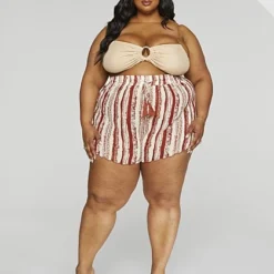 Fashion To Figure Vera Striped Shorts