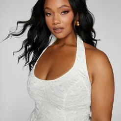 Fashion To Figure Isla Halter Neck Dress - FTF LAB 009: La'Tecia Thomas -Pleasures SHOP x f52df185 9511 4d6e b4fd 64e130e14b0f