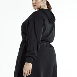 Fashion To Figure Davonne Flare Sweatshirt Dress -Pleasures SHOP x f53ab745 dd8c 4e30 8afc f131e7d6a252