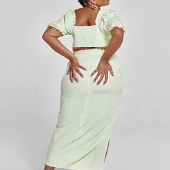 Fashion To Figure Lou Ruffle Detail Maxi Skirt - Nadia X FTF -Pleasures SHOP x f719d45c c316 4eaa a312 5588fb792eb5