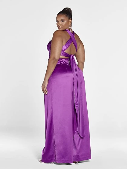 Fashion To Figure La Reina Wide Leg Pants - FTF LAB: Frankie Tavares 3 Fashion To Figure La Reina Wide Leg Pants - FTF LAB: Frankie Tavares - Image 3