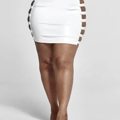 Fashion To Figure Tori Faux Leather Side Cutout Mini Skirt -Pleasures SHOP x f8850713 6758 4935 b6fc cc659130cddd