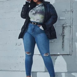 Fashion To Figure Shine On Puffer Coat 14 Fashion To Figure Shine On Puffer Coat -Pleasures SHOP x f8b329bb fa05 4f2c a538 7d9033a41940