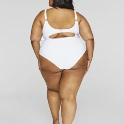 Fashion To Figure Kenzie Tie Front One-Piece Swimsuit