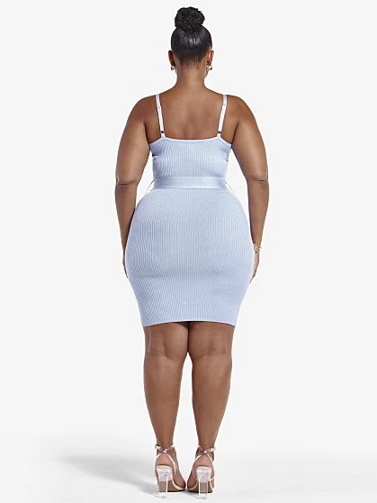 Fashion To Figure Stacy Ribbed Knit Tie Belt Dress 1 Fashion To Figure Stacy Ribbed Knit Tie Belt Dress