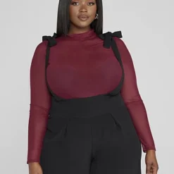 Fashion To Figure Danielle Suspender Pants