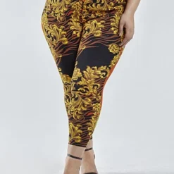 Fashion To Figure The City Zebra Scroll Print Pull-on Pants -Pleasures SHOP x fa895dd1 8b88 4a10 b527 e1891b874b3c