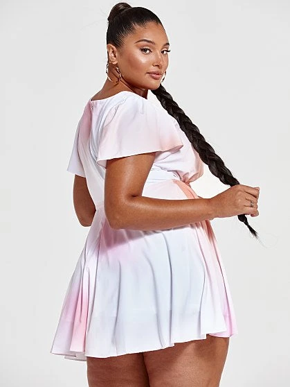 Fashion To Figure Tristan Tie Dye Babydoll Dress - Nadia X FTF 5 Fashion To Figure Tristan Tie Dye Babydoll Dress - Nadia X FTF - Image 5