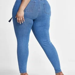 Fashion To Figure Ultra High Rise Tie Front Skinny Jeans - Tall Inseam 10 Fashion To Figure Ultra High Rise Tie Front Skinny Jeans - Tall Inseam -Pleasures SHOP x fac6f933 f32c 4572 b25f 9ed374b3c34f