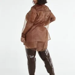 Fashion To Figure Athena Organza Shirt Dress 11 Fashion To Figure Athena Organza Shirt Dress -Pleasures SHOP x fb84f7d8 7388 445a aa3e 51f09379bd47