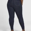 Fashion To Figure Ultra High Rise Dark Wash Skinny Jeans - Tall Inseam