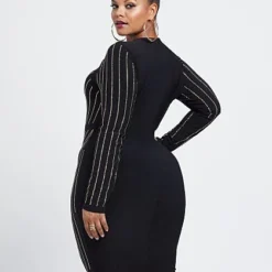 Fashion To Figure Lily Stud Detail Bodycon Dress -Pleasures SHOP x fc90fad6 3bd8 4ecf 8c3c e2c6ce4d3767