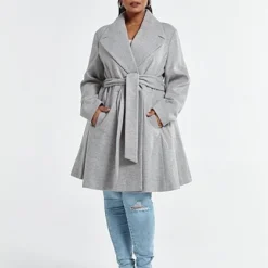 Fashion To Figure Leia Belted Coat -Pleasures SHOP x fd14b96f f2fc 4ccf 9343 c6c3d3b9e88c