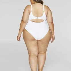 Fashion To Figure Kenzie Tie Front One-Piece Swimsuit -Pleasures SHOP x fde61370 3f4d 4070 abe5 7b5cc33f337f