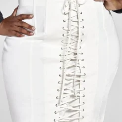 Fashion To Figure Jasmine Lace-Up Skirt