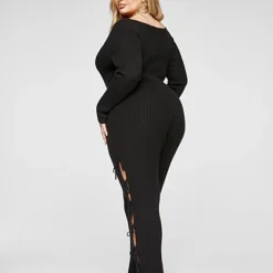 Fashion To Figure Whitney Side Tie Detail Sweater