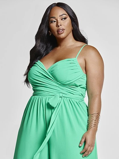Fashion To Figure Andrea Tie Waist Jumpsuit 1 Fashion To Figure Andrea Tie Waist Jumpsuit