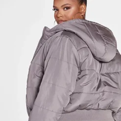 Fashion To Figure Farrah Short Hooded Puffer Coat -Pleasures SHOP x ff8f3ab2 7e8f 4de0 b25e 43efd92a0bd1